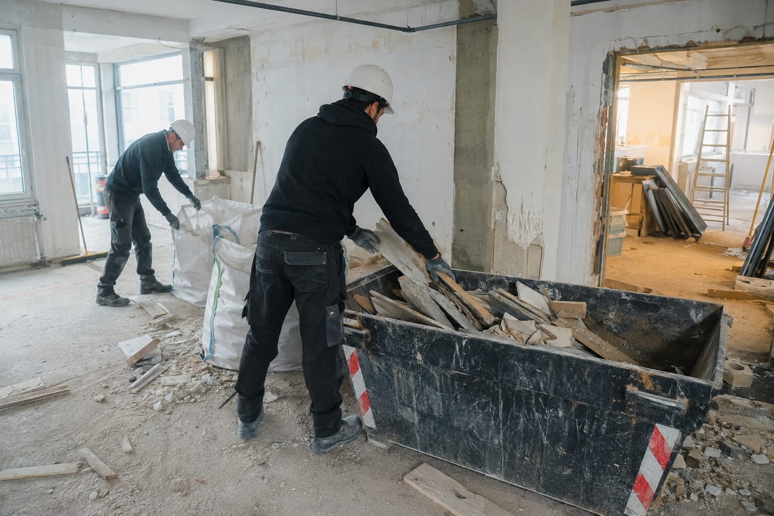 Gescheiden afvalstromen bij bouwopruiming door Ruimova